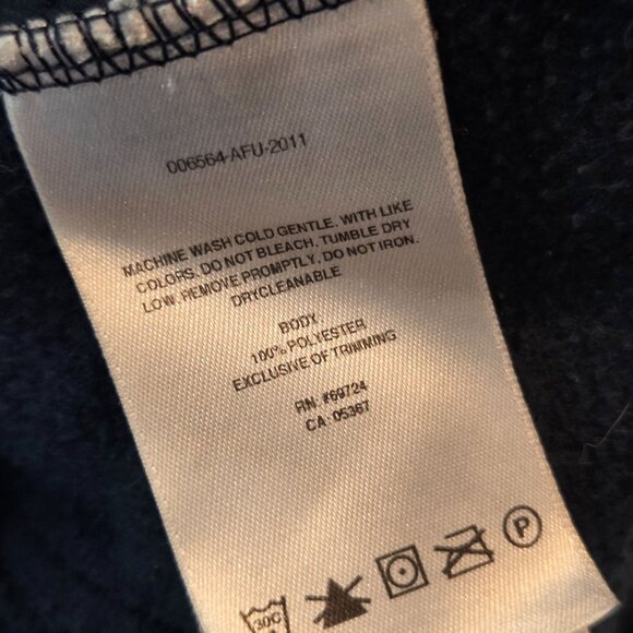 Columbia Men's Long Sleeve Zip Up Fleece Jacket Blue Size XL - Picture 9 of 9